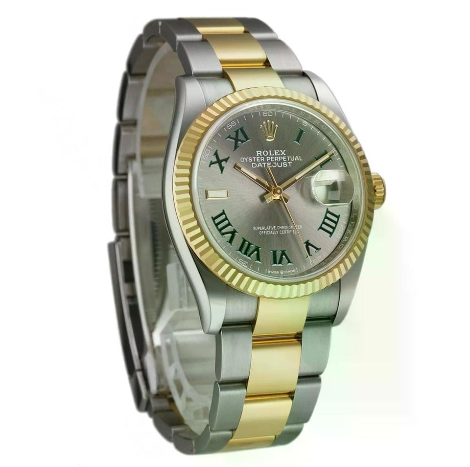 Rolex | Datejust | 126233-0036 | Steel | 36 mm | Gold/Steel | Grey | Automatic