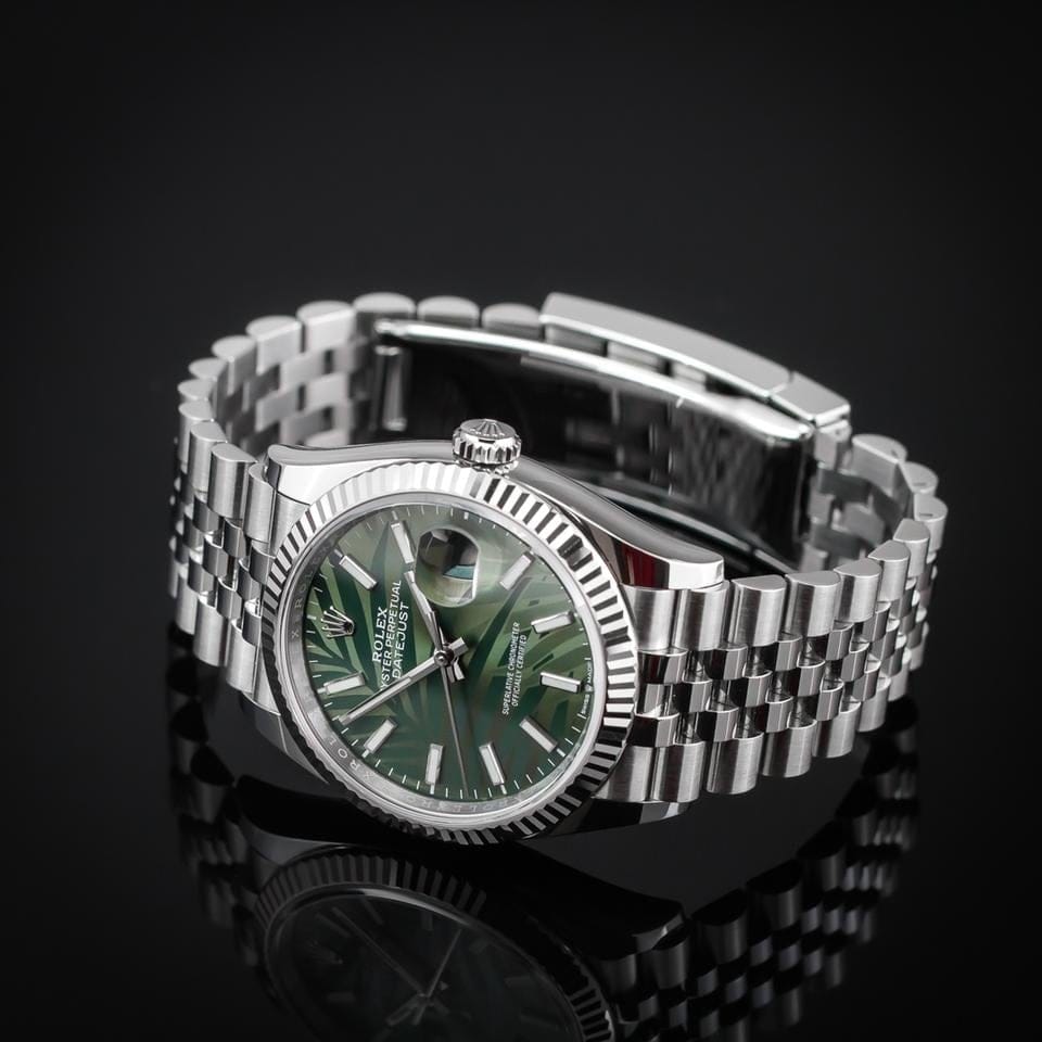 Rolex | Datejust | 126234 | Gold/Steel | 36 mm | Gold/Steel | Green | Automatic