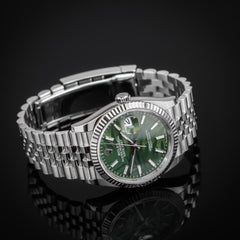 Rolex | Datejust | 126234 | Gold/Steel | 36 mm | Gold/Steel | Green | Automatic