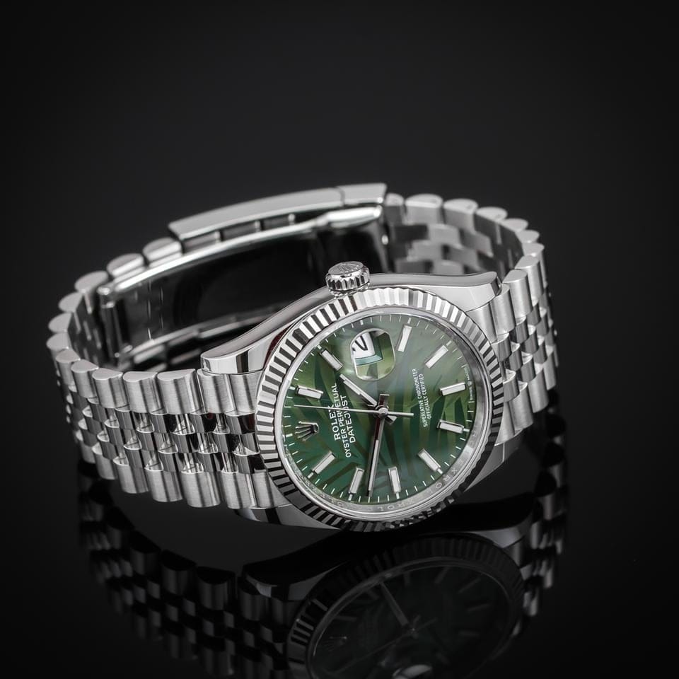 Rolex | Datejust | 126234 | Gold/Steel | 36 mm | Gold/Steel | Green | Automatic