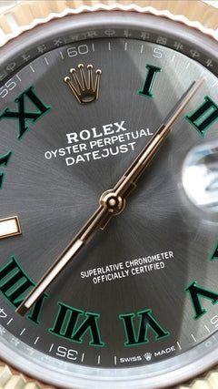 Rolex | Datejust | 126331 | Gold/Steel | 41 mm | Gold/Steel | Green | Automatic