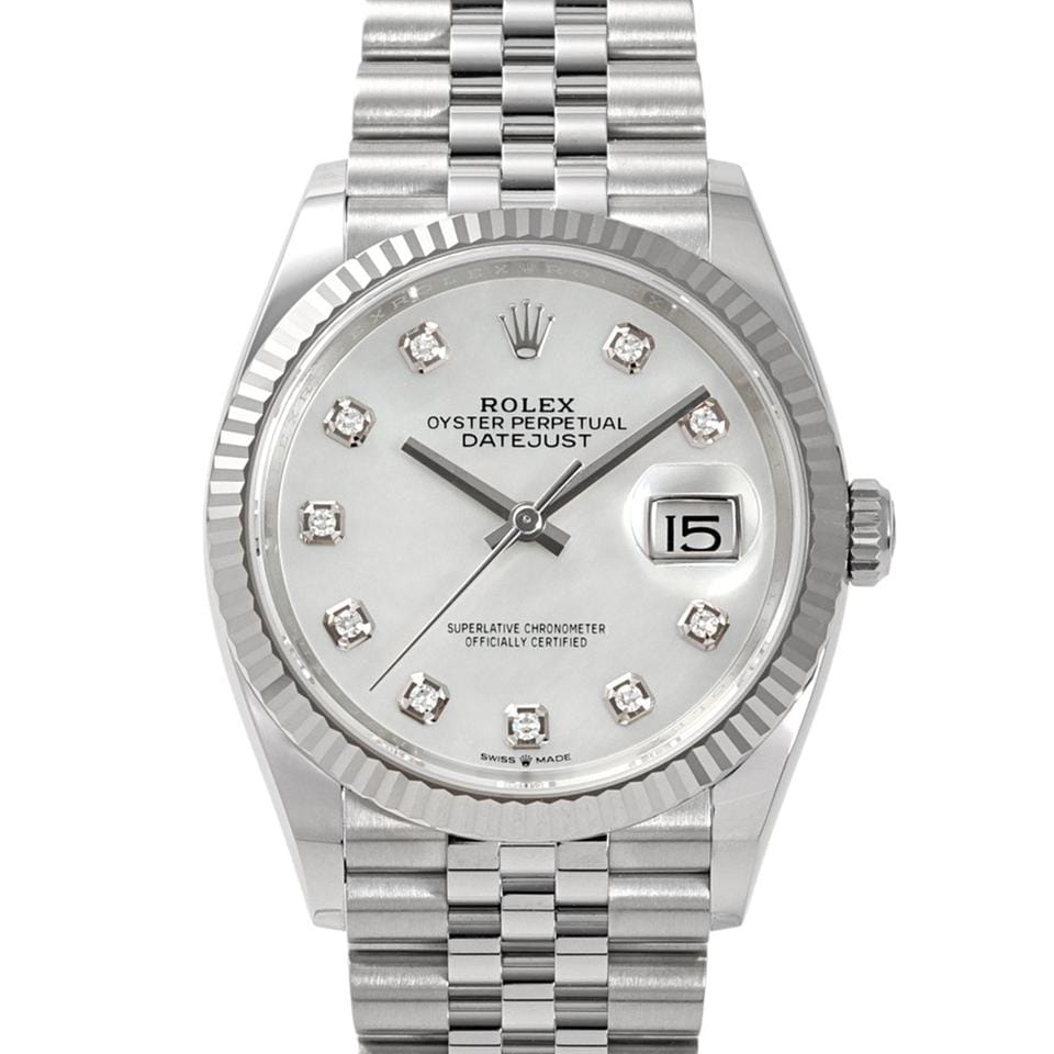Rolex | Datejust | 126234NG | Gold/Steel | 36 mm | Mother of pearl | Automatic