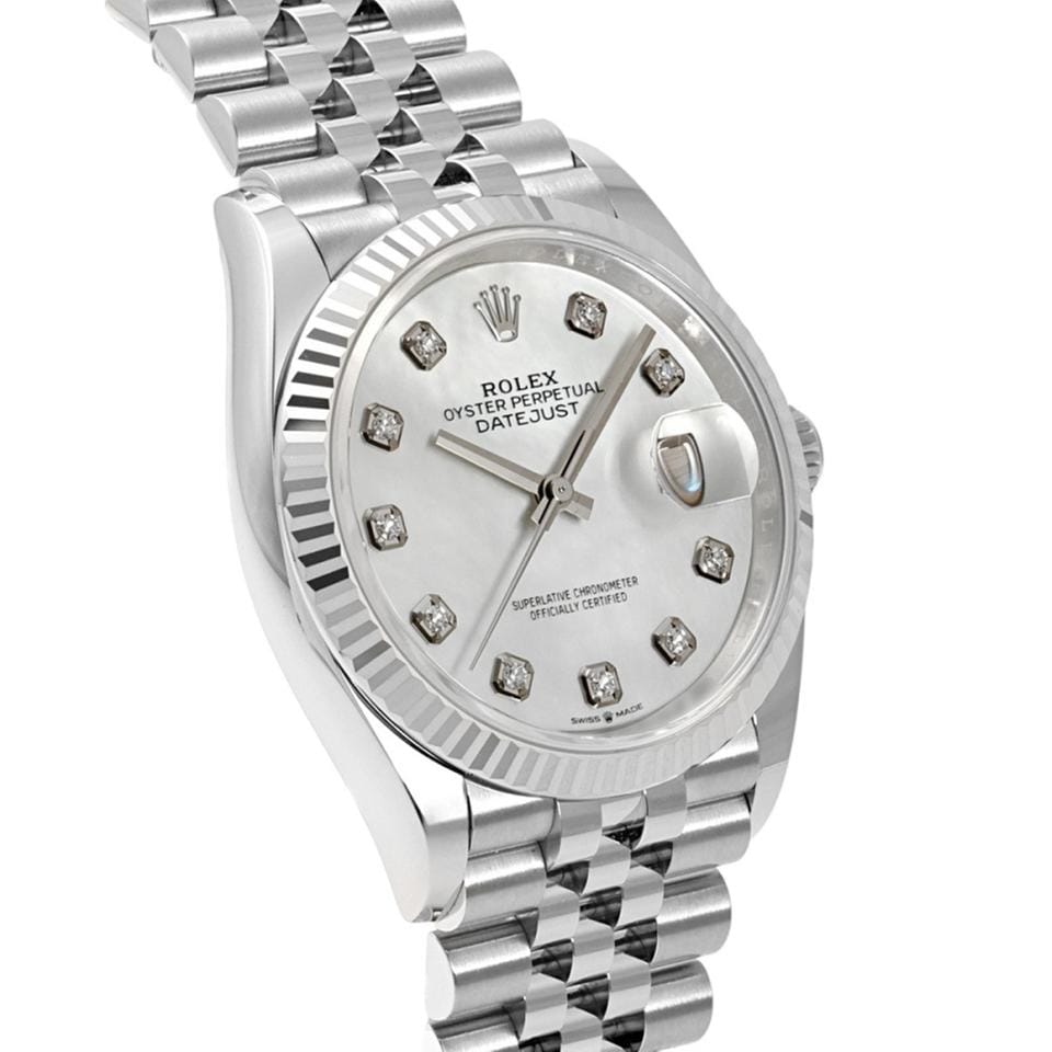 Rolex | Datejust | 126234NG | Gold/Steel | 36 mm | Mother of pearl | Automatic