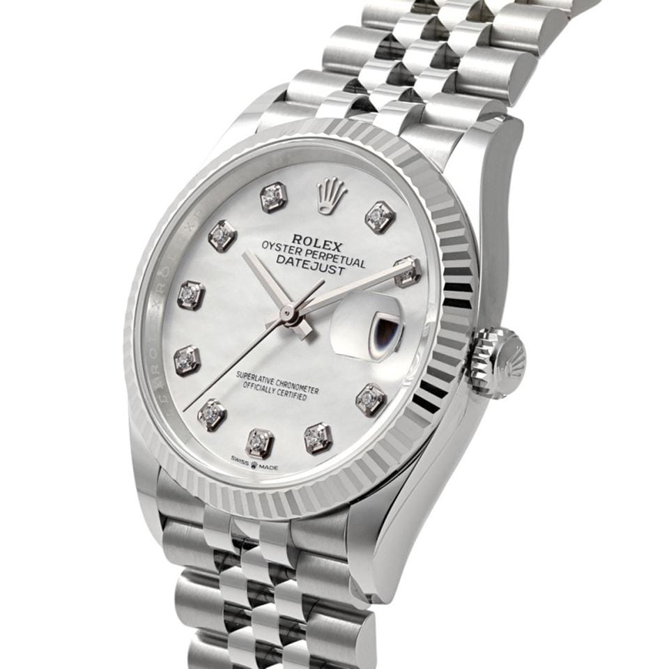 Rolex | Datejust | 126234NG | Gold/Steel | 36 mm | Mother of pearl | Automatic