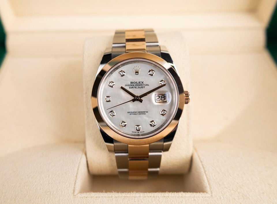 Rolex | Datejust | 126301 | Gold/Steel | 41 mm | Gold/Steel | Mother of pearl | Automatic