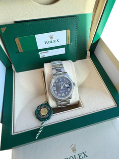 Rolex | Datejust | 126284RBR | Steel | 36 mm | Steel | Purple | Automatic