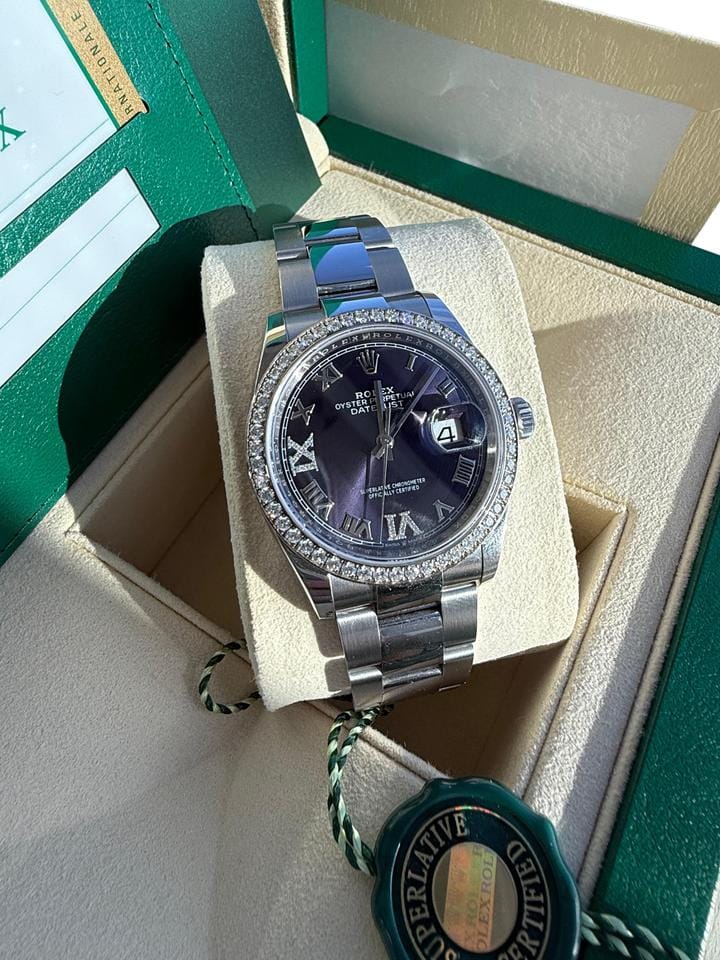 Rolex | Datejust | 126284RBR | Steel | 36 mm | Steel | Purple | Automatic