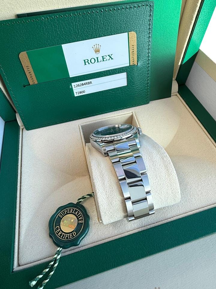 Rolex | Datejust | 126284RBR | Steel | 36 mm | Steel | Purple | Automatic