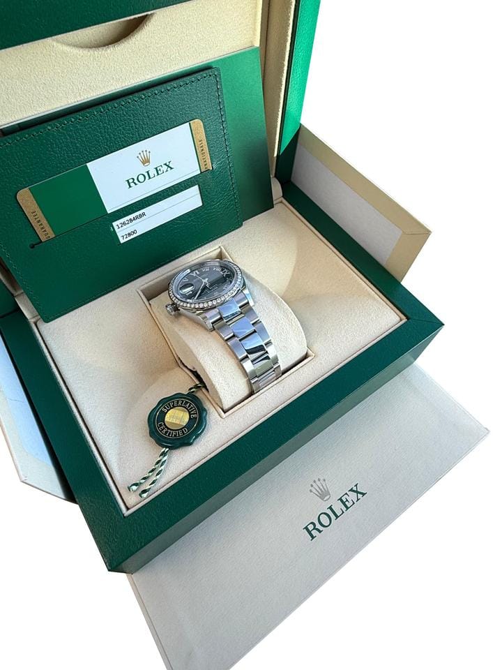 Rolex | Datejust | 126284RBR | Steel | 36 mm | Steel | Purple | Automatic