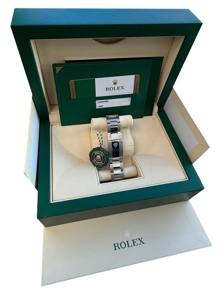 Rolex | Datejust | 126284RBR | Steel | 36 mm | Steel | Purple | Automatic