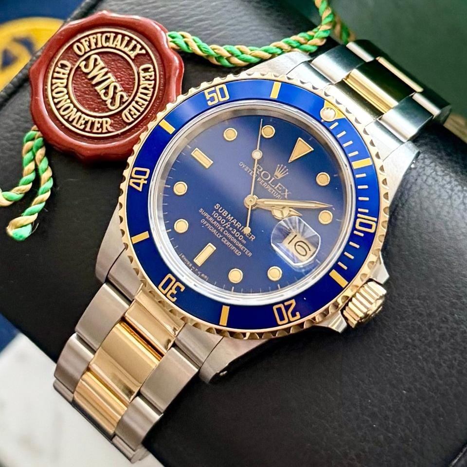 Rolex | Submariner | 16803 | Gold/Steel | 40 mm | Gold/Steel | Blue | Automatic