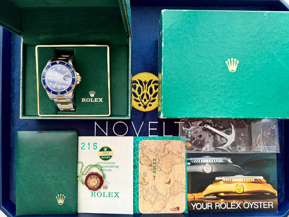 Rolex | Submariner | 16803 | Gold/Steel | 40 mm | Gold/Steel | Blue | Automatic