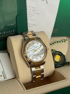 Rolex | Datejust | 278273 | Gold/Steel | 31 x 37 mm | Gold/Steel | Mother of pearl | Automatic