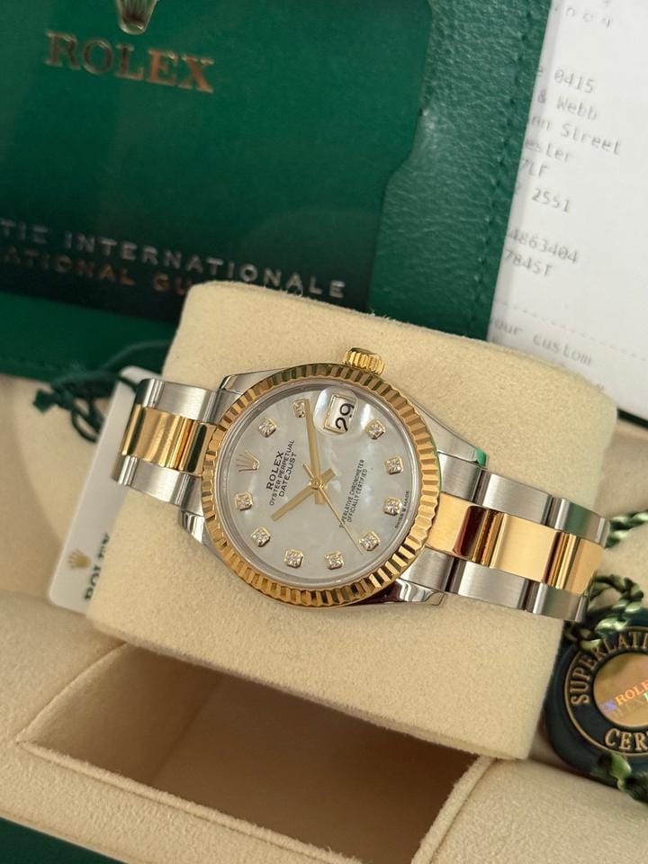 Rolex | Datejust | 278273 | Gold/Steel | 31 x 37 mm | Gold/Steel | Mother of pearl | Automatic