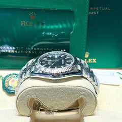 Rolex | Datejust | 126334 Black Stick Dial Jubliee Band | Steel | 41mm mm | Steel | Black | Automatic