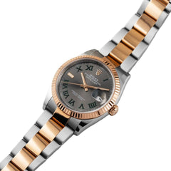 Rolex | Datejust | 126231 | Rose gold | 41 mm | Gold/Steel | Grey | Automatic