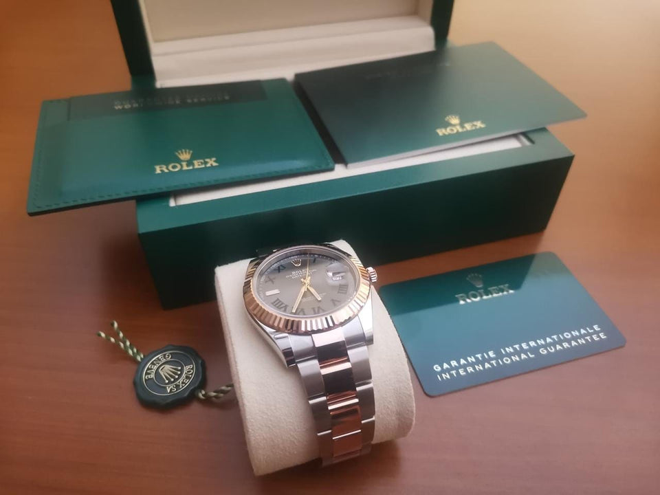 Rolex | Datejust | 126331 | 41 mm | Gold/Steel | Green | Automatic