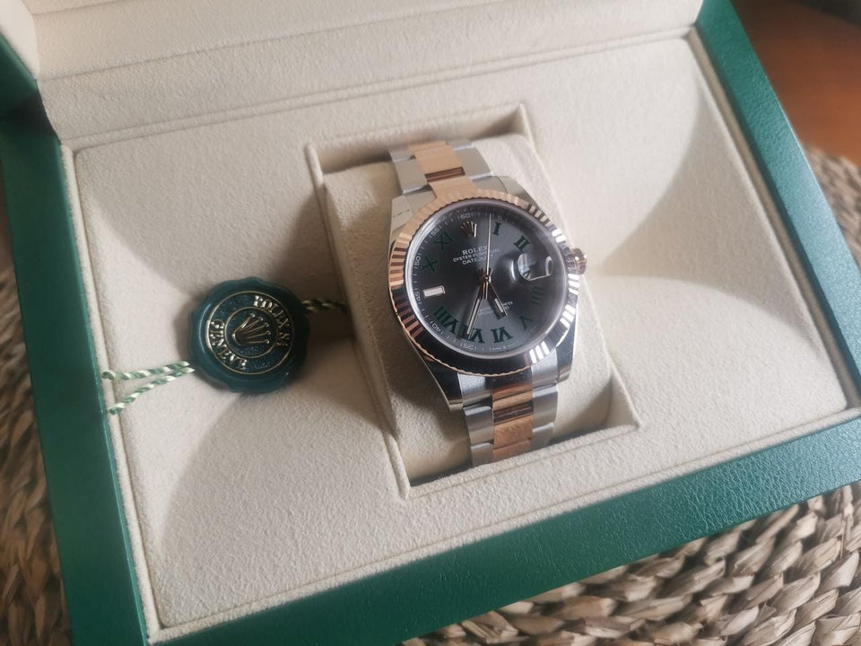 Rolex | Datejust | 126331 | 41 mm | Gold/Steel | Green | Automatic