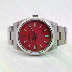 Rolex | Oyster Perpetual | 124300 | Steel | 41 mm | Steel | Red | Automatic