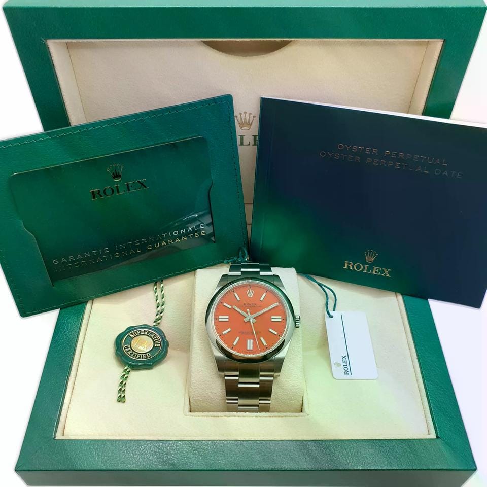 Rolex | Oyster Perpetual | 124300 | Steel | 41 mm | Steel | Red | Automatic