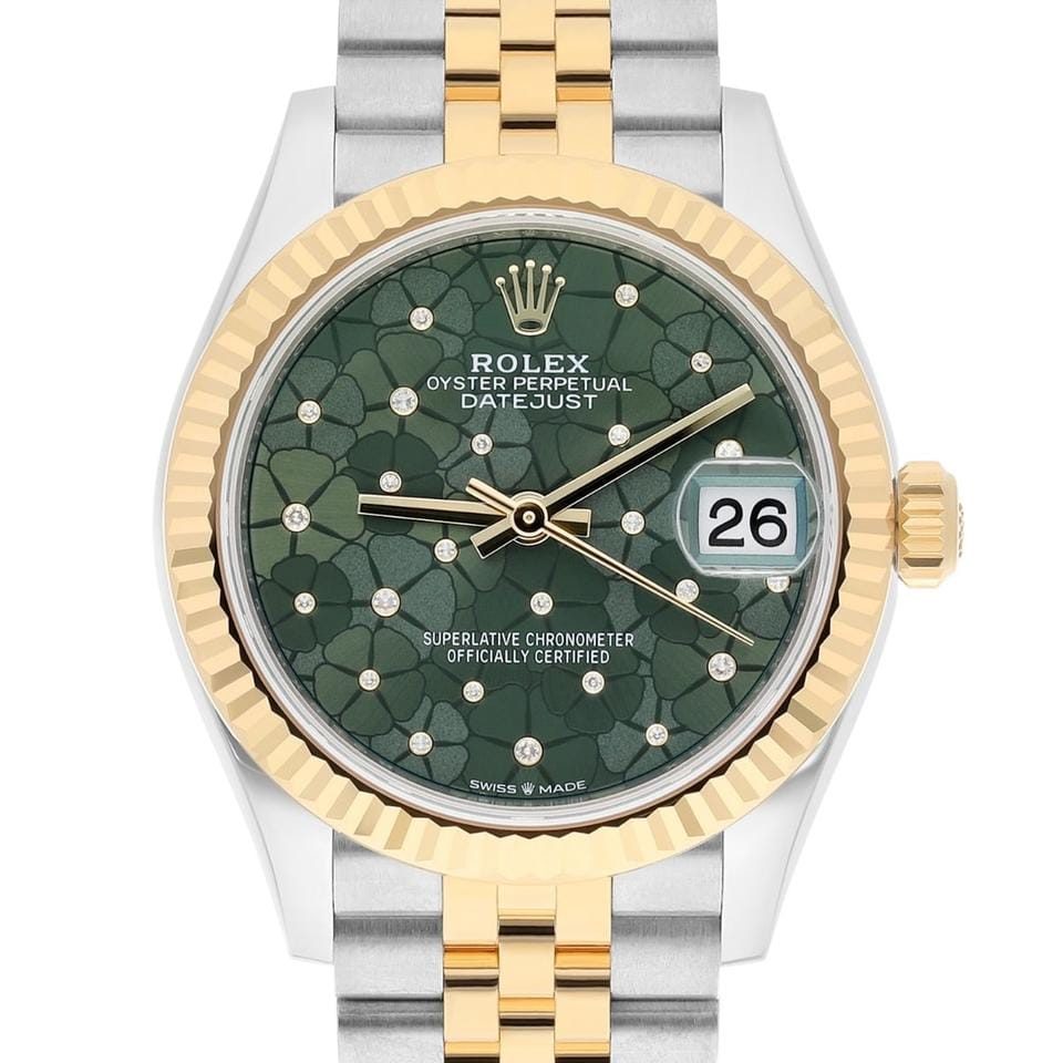 Rolex | Datejust | 278273-0032 | 31 mm | Gold/Steel | Green | Automatic