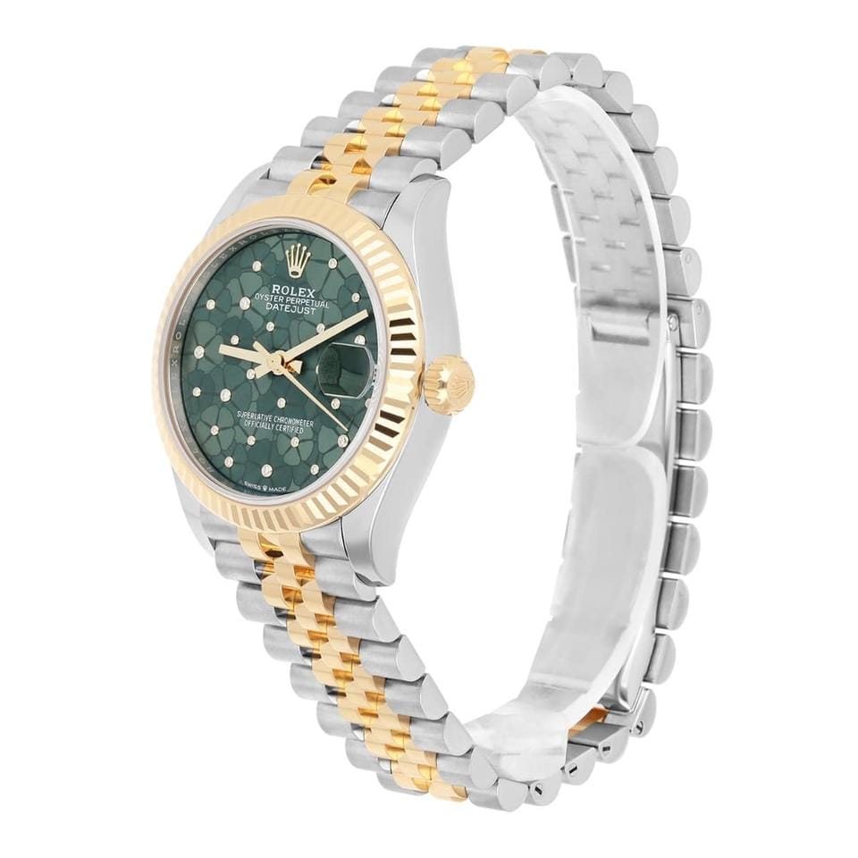 Rolex | Datejust | 278273-0032 | 31 mm | Gold/Steel | Green | Automatic