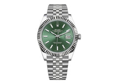 Rolex | Datejust | M126334-0028 | Steel | 41 mm | Steel | Green | Automatic
