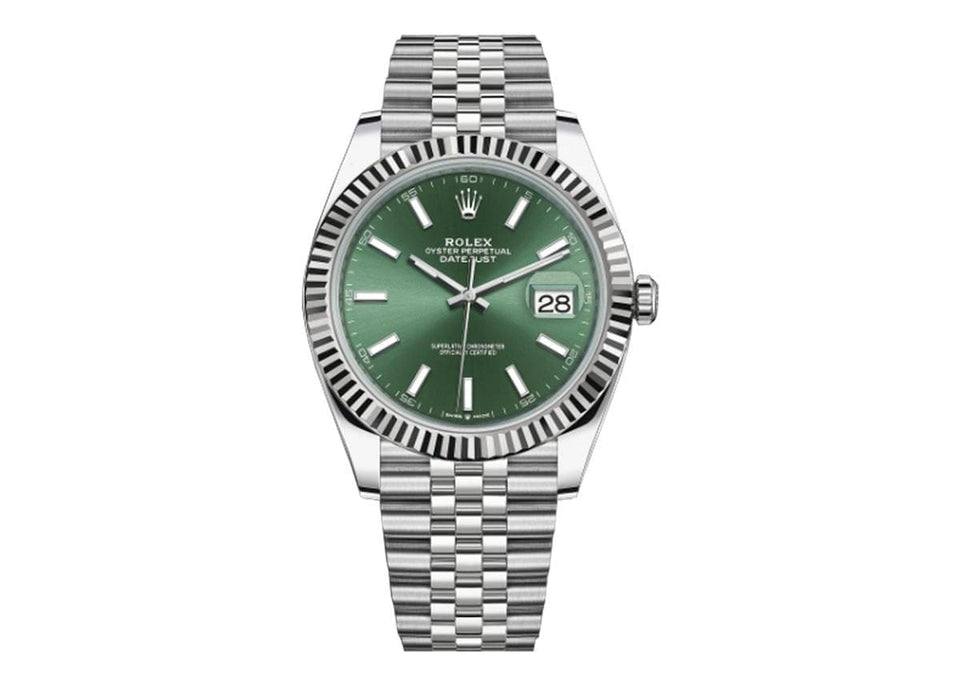 Rolex | Datejust | M126334-0028 | Steel | 41 mm | Steel | Green | Automatic