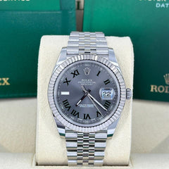 Rolex | Datejust | 126334-0022 | Steel | 41 mm | Steel | Grey | Automatic