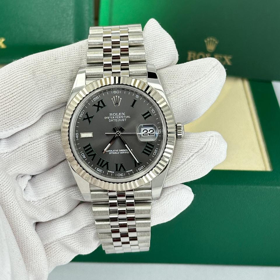 Rolex | Datejust | 126334-0022 | Steel | 41 mm | Steel | Grey | Automatic