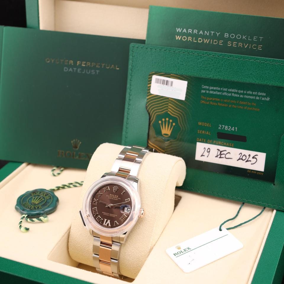 Rolex | Datejust | 278241 | Gold/Steel | 31 mm | Gold/Steel | Brown | Automatic