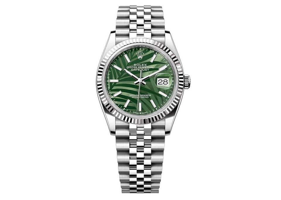 Rolex | Datejust | M126234-0047 | Steel | 36 mm | Steel | Green | Automatic