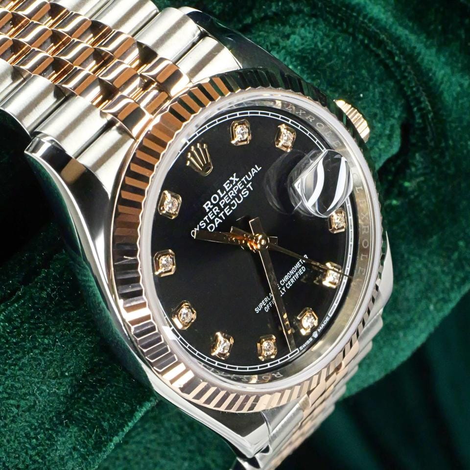Rolex | Datejust | 126231 | Gold/Steel | 36 x 44 mm | Gold/Steel | Black | Automatic