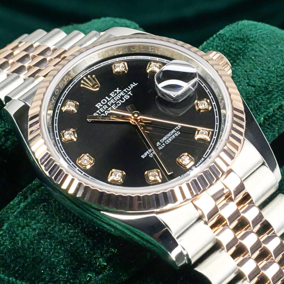 Rolex | Datejust | 126231 | Gold/Steel | 36 x 44 mm | Gold/Steel | Black | Automatic