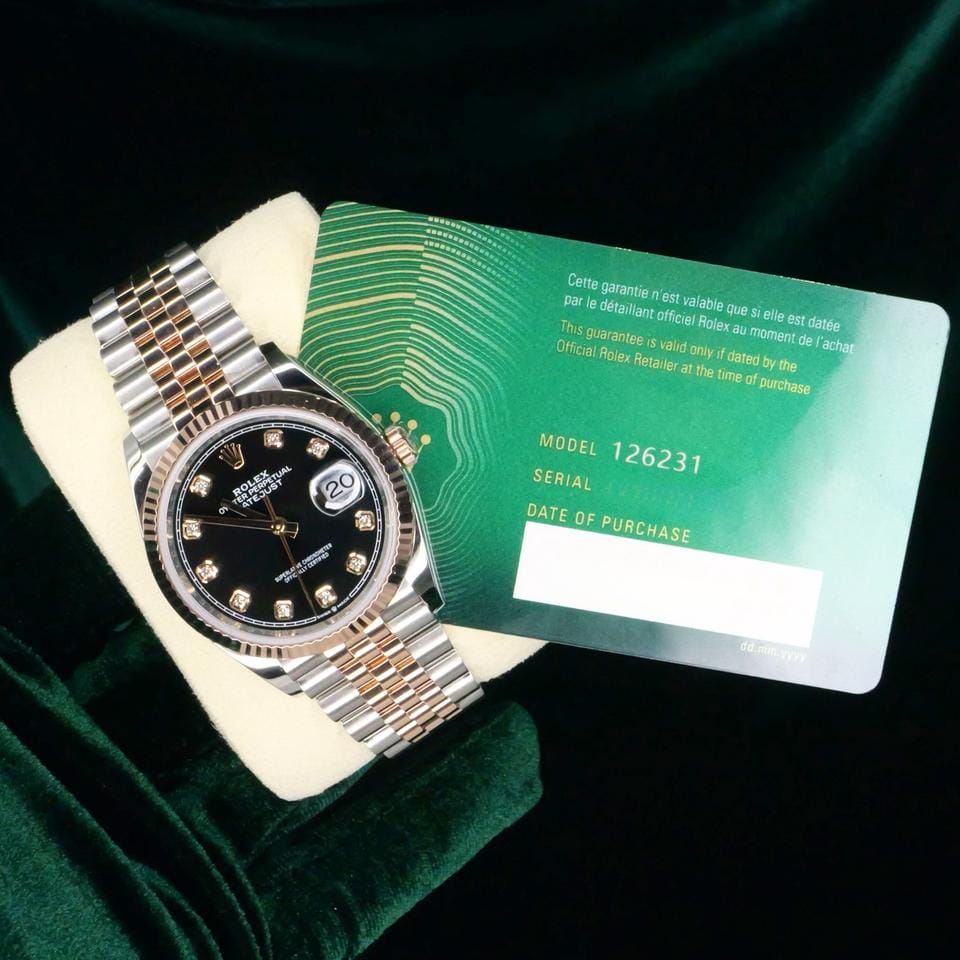 Rolex | Datejust | 126231 | Gold/Steel | 36 x 44 mm | Gold/Steel | Black | Automatic