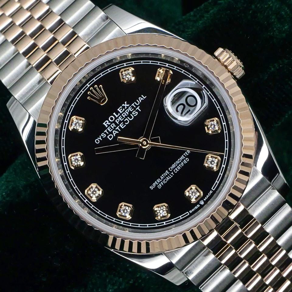 Rolex | Datejust | 126231 | Gold/Steel | 36 x 44 mm | Gold/Steel | Black | Automatic