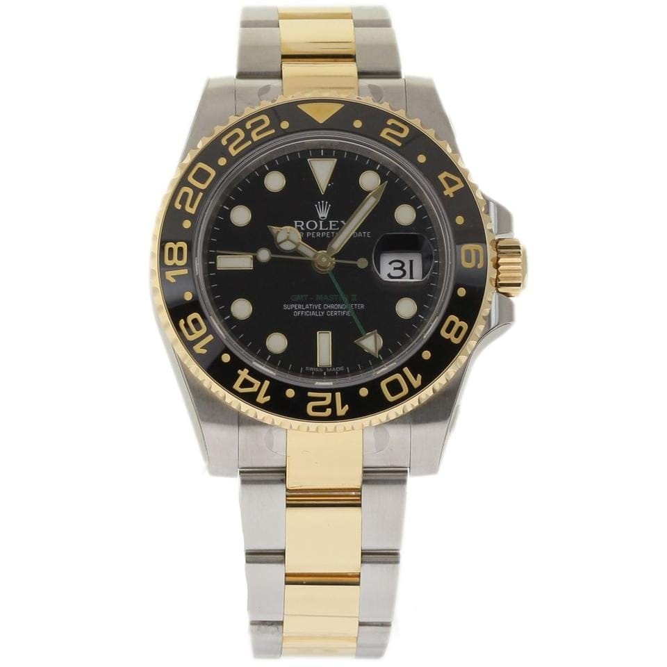Rolex | GMT-Master II | 116713 | Steel | 40 mm | Gold/Steel | Black | Automatic