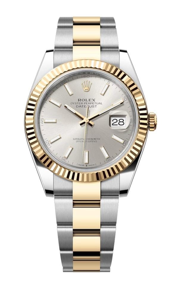 Rolex | Datejust | 126333 | Steel | 41 mm | Yellow gold | Silver | Automatic