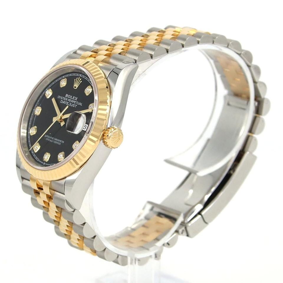 Rolex | Datejust | 126233G | Gold/Steel | 36 mm | Gold/Steel | Black | Automatic