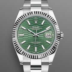 Rolex | Datejust | 126334 | Steel | 41 x 49 mm | Steel | Green | Automatic