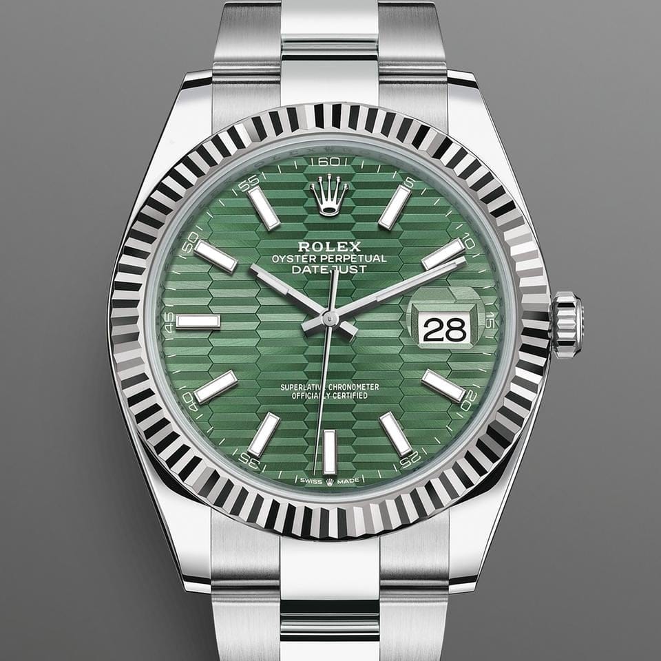 Rolex | Datejust | 126334 | Steel | 41 x 49 mm | Steel | Green | Automatic