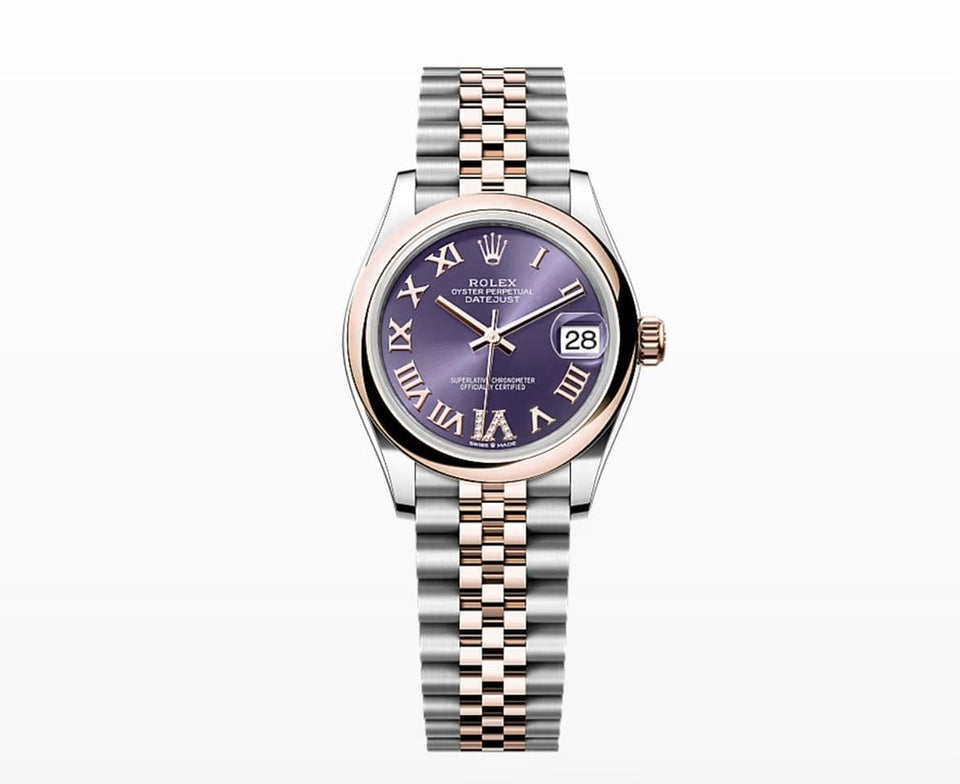 Rolex | Datejust | 278241 | Gold/Steel | 31 mm | Gold/Steel | Purple | Automatic