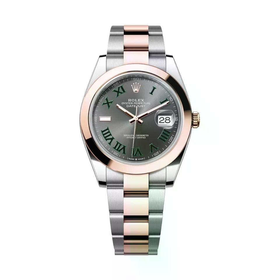 Rolex | Datejust | Rolex Datejust 41 Wimbledon Dial 126301 | Gold/Steel | 41 mm | Gold/Steel | Grey | Automatic