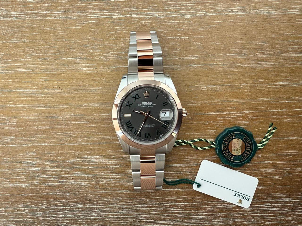 Rolex | Datejust | Rolex Datejust 41 Wimbledon Dial 126301 | Gold/Steel | 41 mm | Gold/Steel | Grey | Automatic