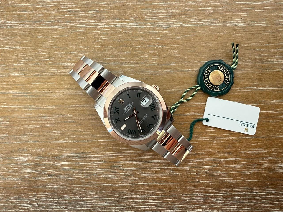 Rolex | Datejust | Rolex Datejust 41 Wimbledon Dial 126301 | Gold/Steel | 41 mm | Gold/Steel | Grey | Automatic
