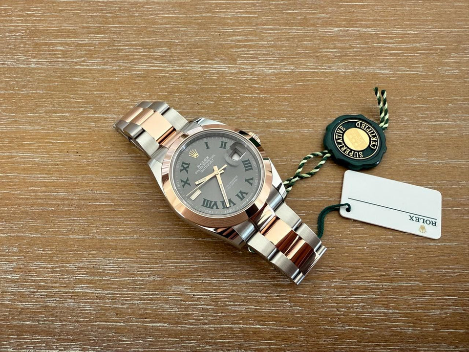 Rolex | Datejust | Rolex Datejust 41 Wimbledon Dial 126301 | Gold/Steel | 41 mm | Gold/Steel | Grey | Automatic