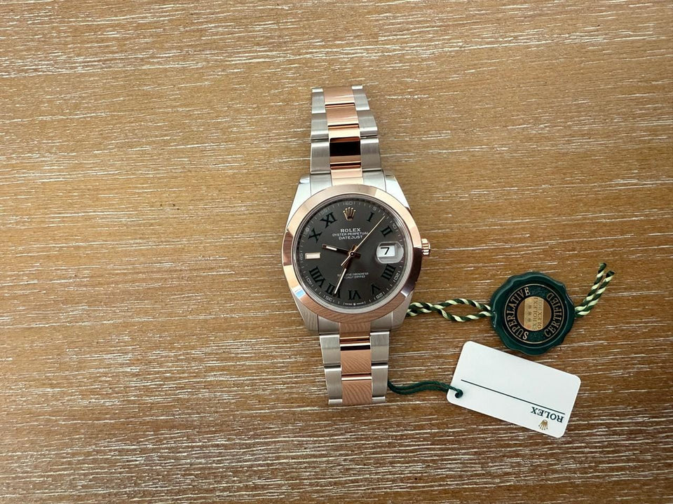 Rolex | Datejust | Rolex Datejust 41 Wimbledon Dial 126301 | Gold/Steel | 41 mm | Gold/Steel | Grey | Automatic