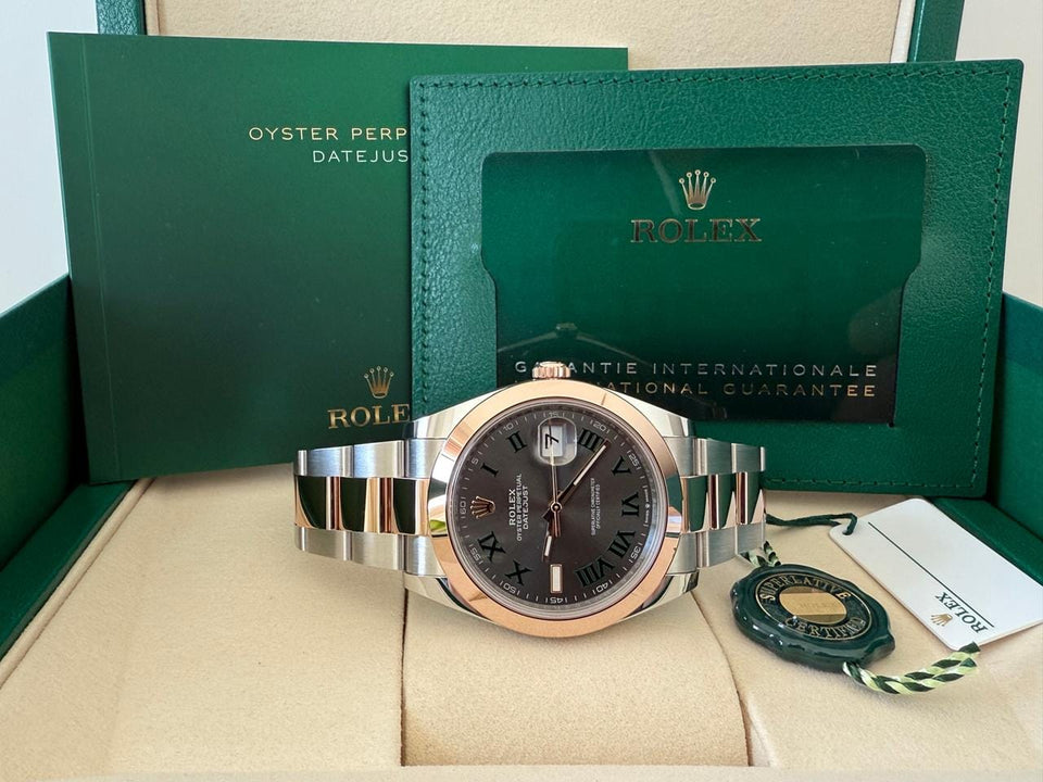 Rolex | Datejust | Rolex Datejust 41 Wimbledon Dial 126301 | Gold/Steel | 41 mm | Gold/Steel | Grey | Automatic