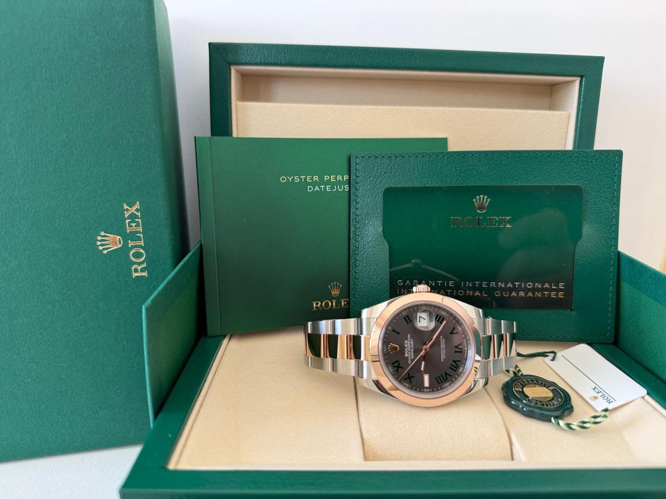 Rolex | Datejust | Rolex Datejust 41 Wimbledon Dial 126301 | Gold/Steel | 41 mm | Gold/Steel | Grey | Automatic
