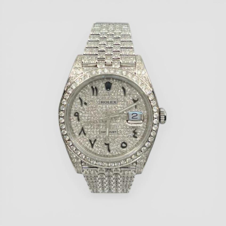 Rolex | Datejust | 126300 ARABIC FULL ICED JUBILEE